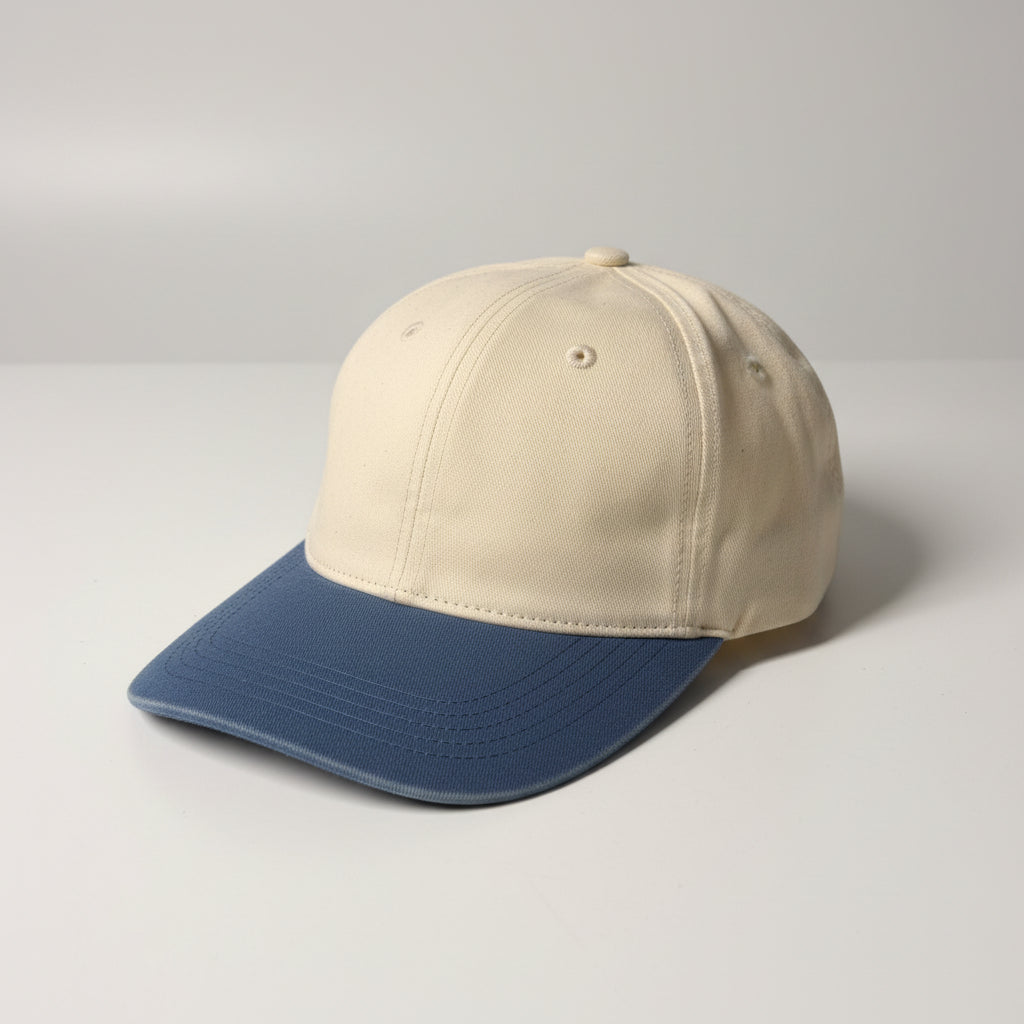 IETS Frans sportwear logo Vintage Beige & blue Baseball Cap SKU 7241
