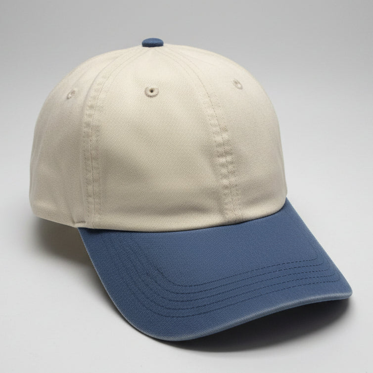 IETS Frans sportwear logo Vintage Beige & blue Baseball Cap SKU 7241
