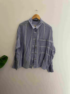 Vintage Mark & spencer blue medium shirt