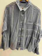 Vintage Mark & spencer blue medium shirt