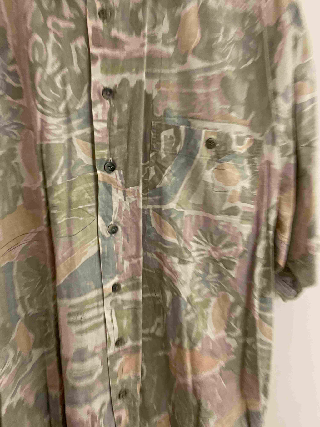 Vintage Sieden sticker grey abstract pattern large shirt