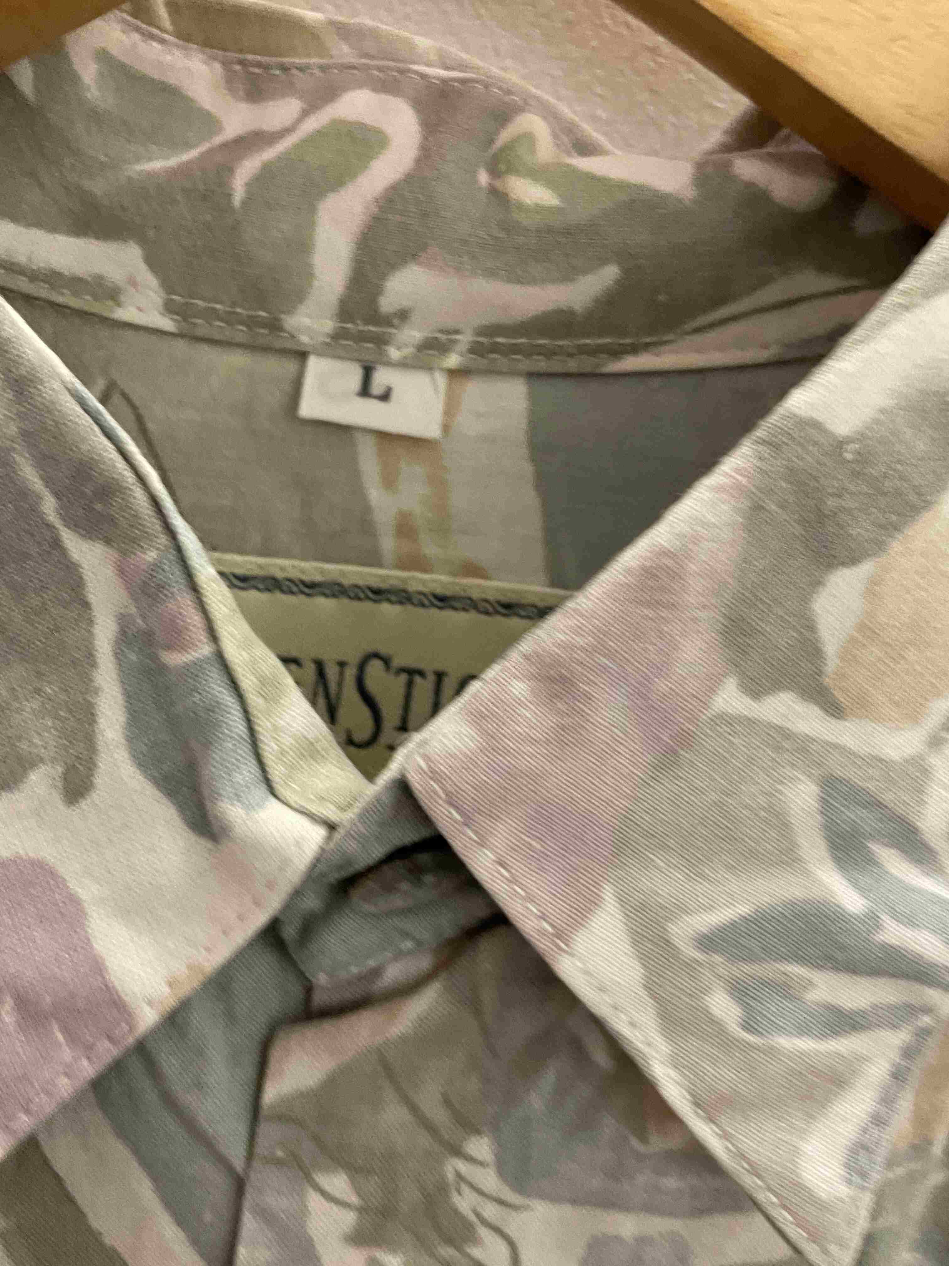 Vintage Sieden sticker grey abstract pattern large shirt
