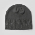 Gray knit beanie SKU 7257