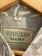 Vintage Sieden sticker grey abstract pattern large shirt