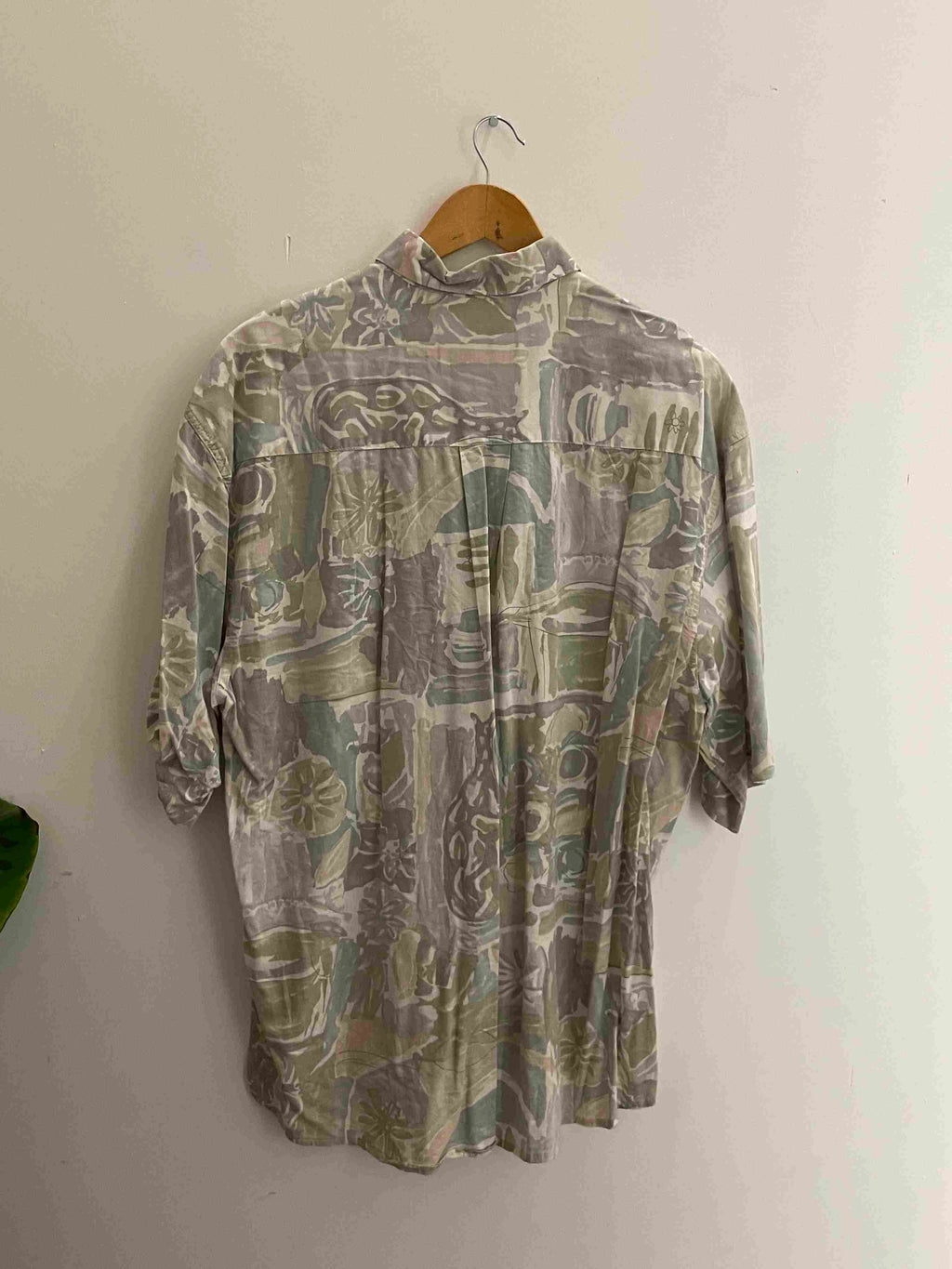 Vintage Sieden sticker grey abstract pattern large shirt