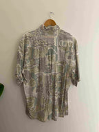 Vintage Sieden sticker grey abstract pattern large shirt