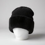 Black Faux Fur Bucket Hat SKU 7260
