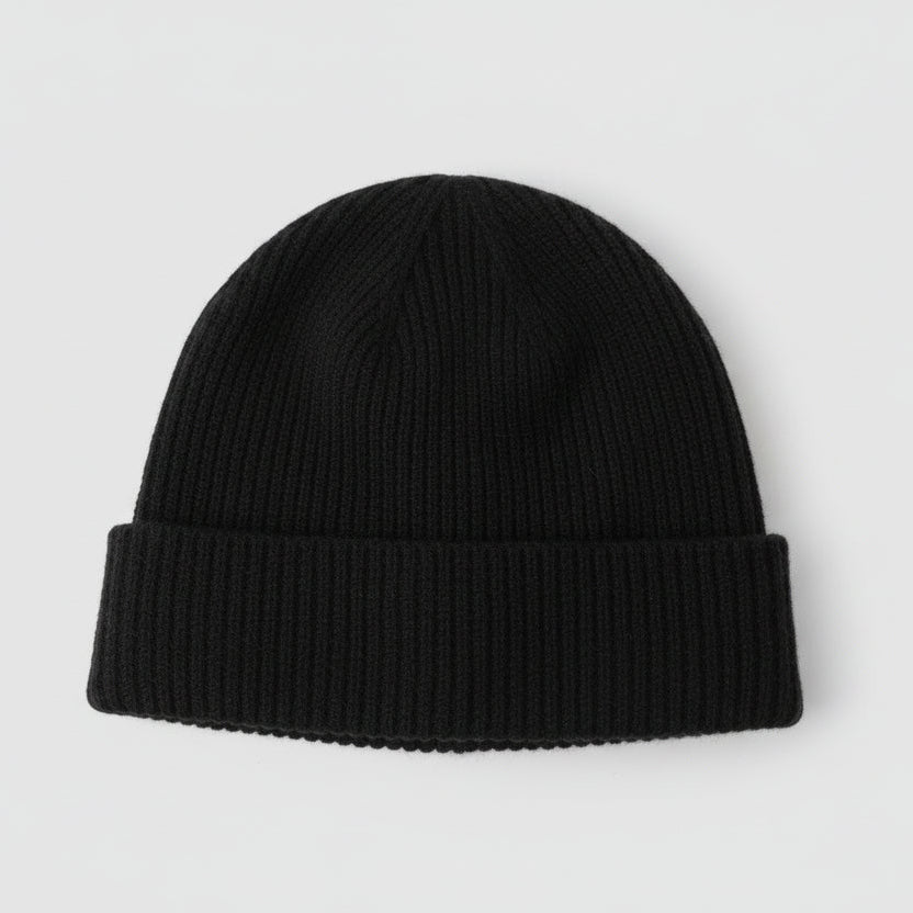 Classic Black Acrylic Beanie SKU 7265