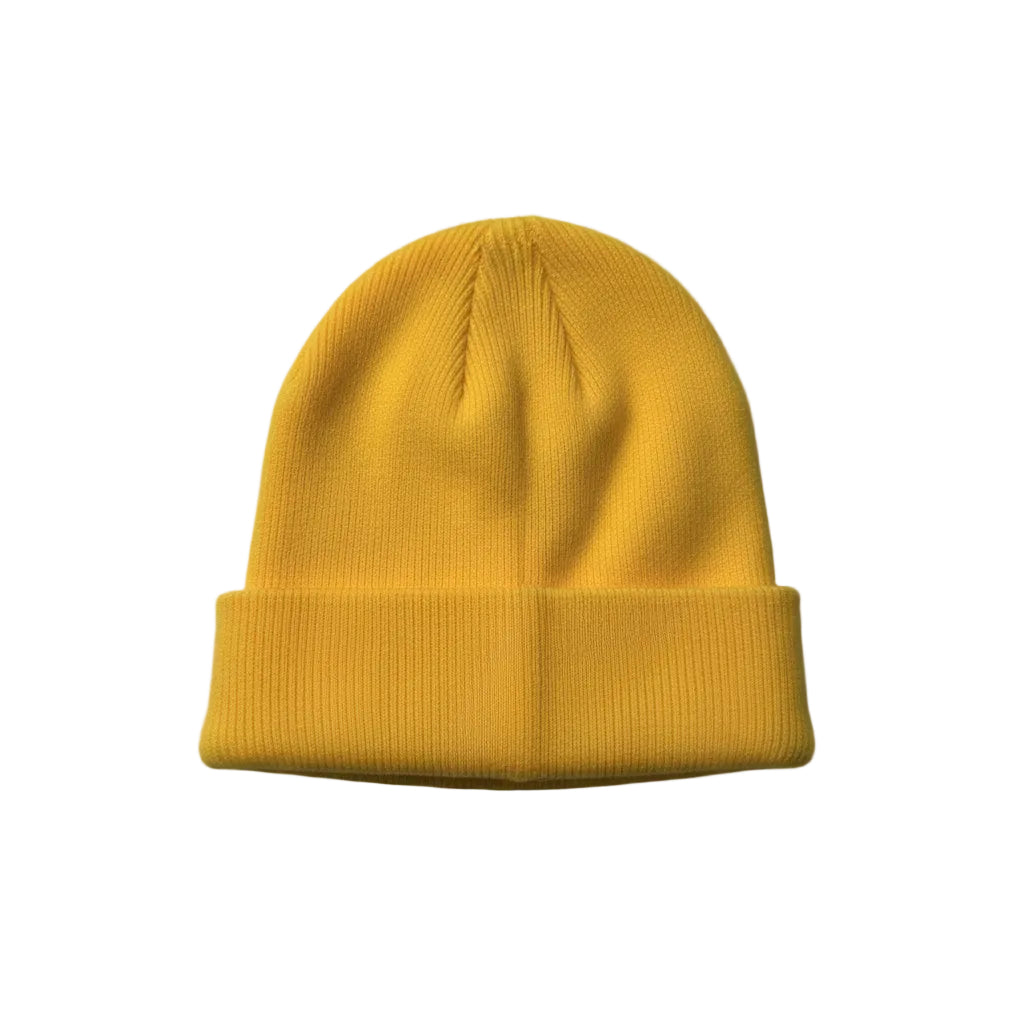 Vibrant yellow beanie SKU 7271