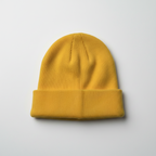 Vibrant yellow beanie SKU 7271