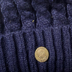 Celtics wear logo crest Navy Blue Rib-Knit Beanie SKU 7272