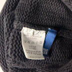 Divided Classic Black cotton Knit Beanie SKU 7285