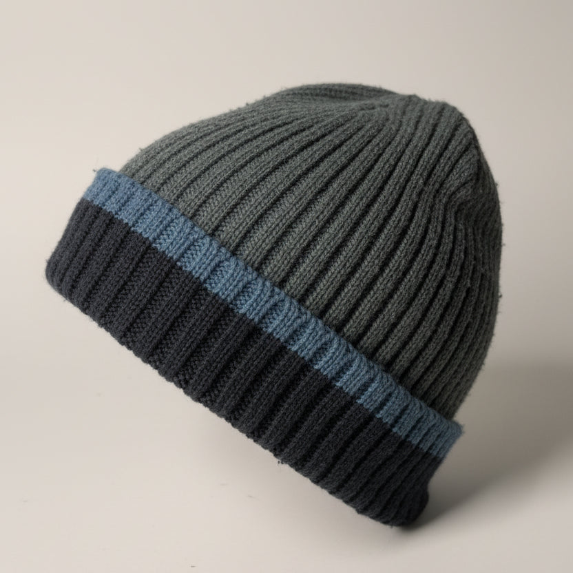 Classic ribbed knit beanie SKU 7299