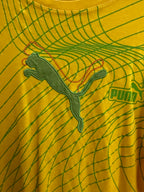 Vintage yellow puma long sleeve tshirt