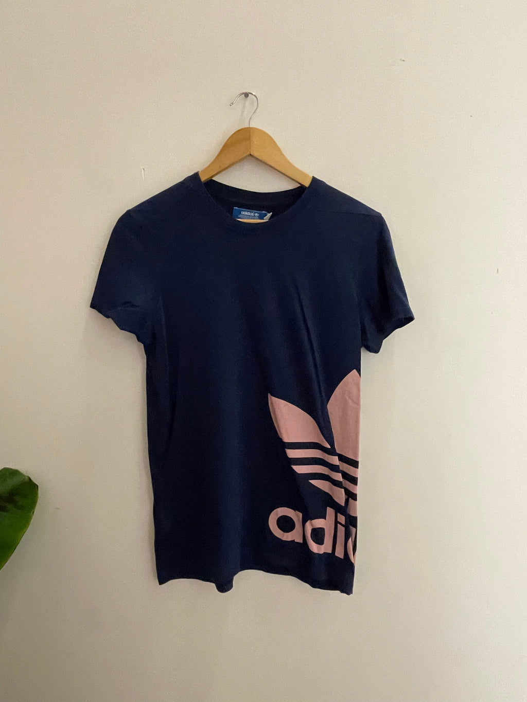 Vintage adidas blue small tshirt