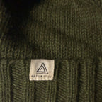 Olive Green Ribbed Beanie SKU 7309