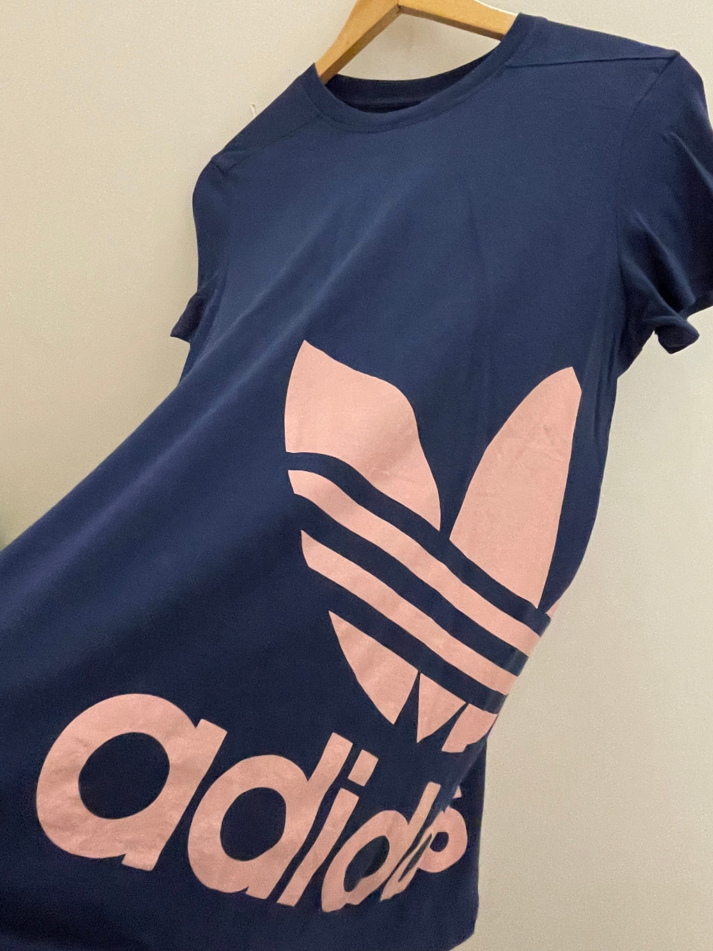 Vintage adidas blue small tshirt