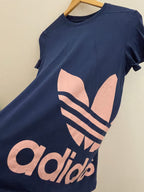 Vintage adidas blue small tshirt