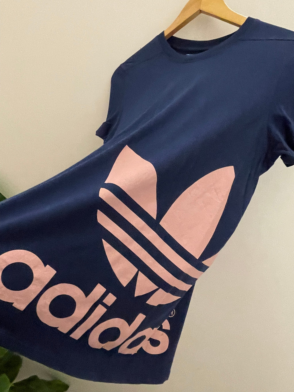 Vintage adidas blue small tshirt