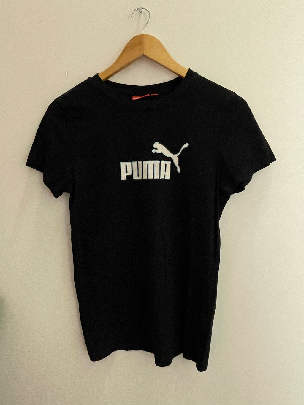 Vintage puma black large womens tshirt