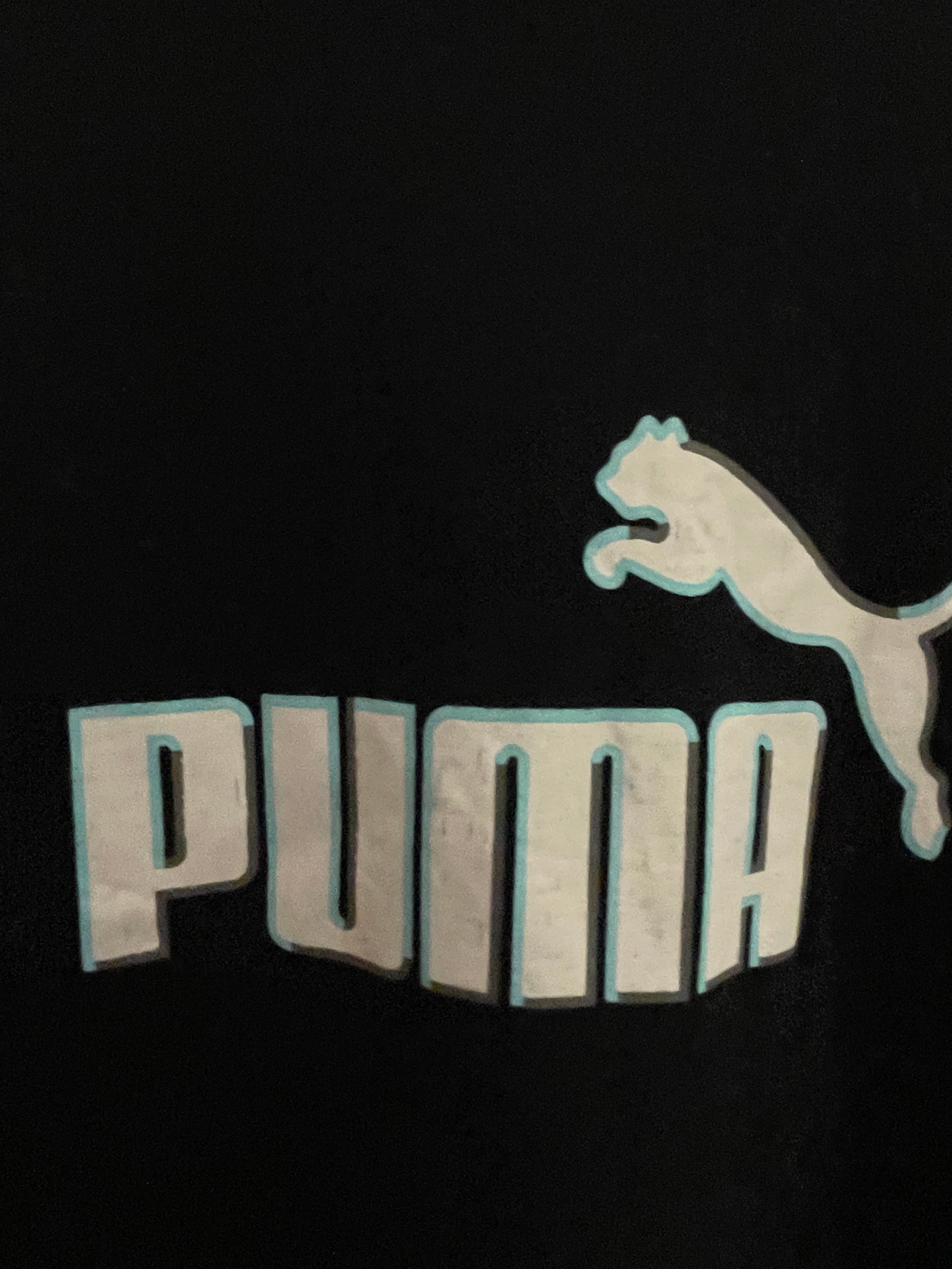 Vintage puma black large womens tshirt
