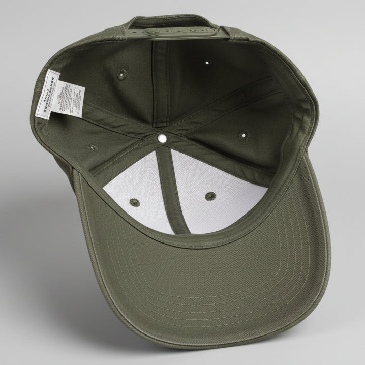 Classic Distressed Olive Green Baseball Cap SKU 7313