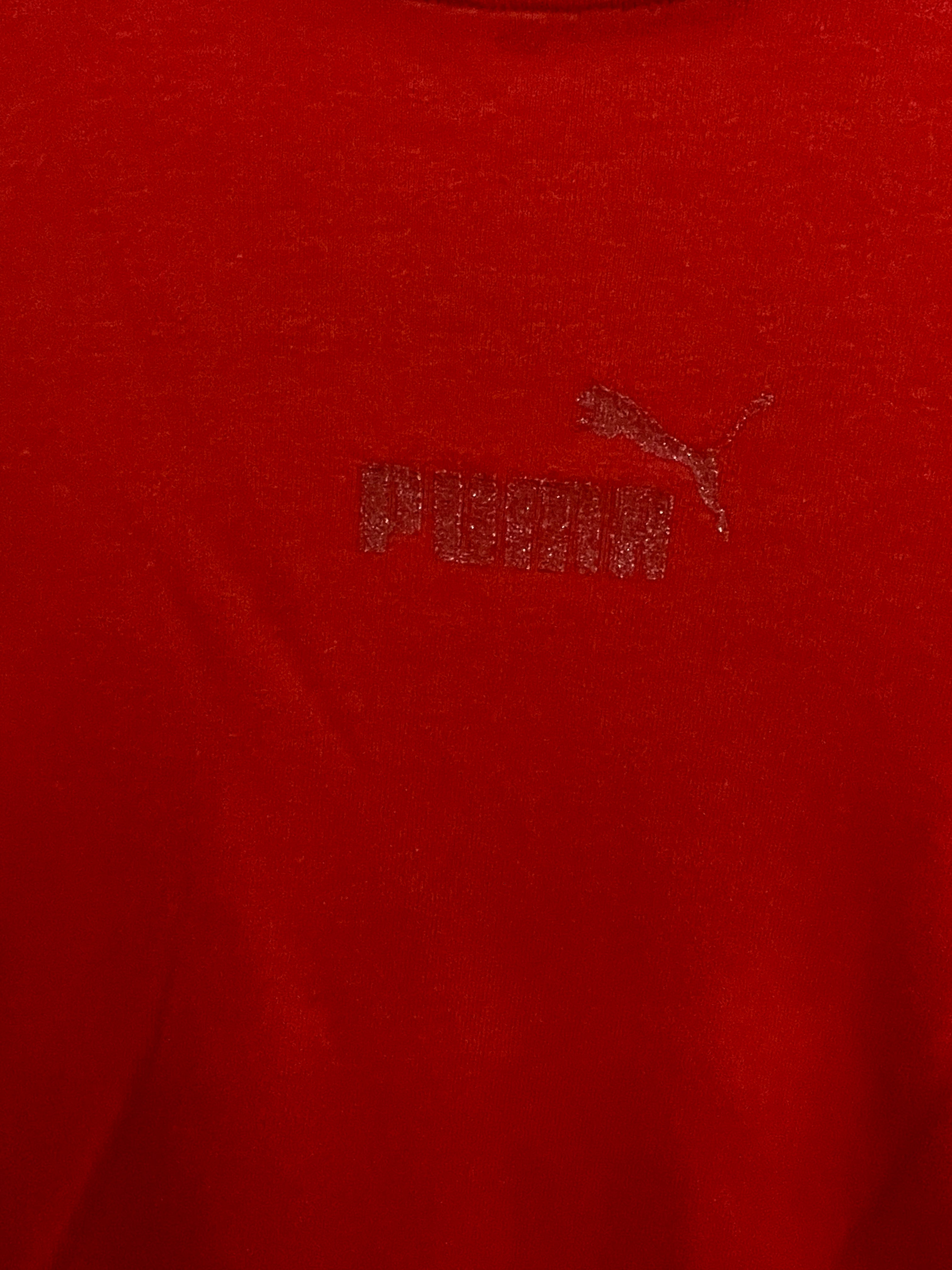 Vintage red puma small tshirt