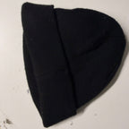 black knit beanie SKU 7315