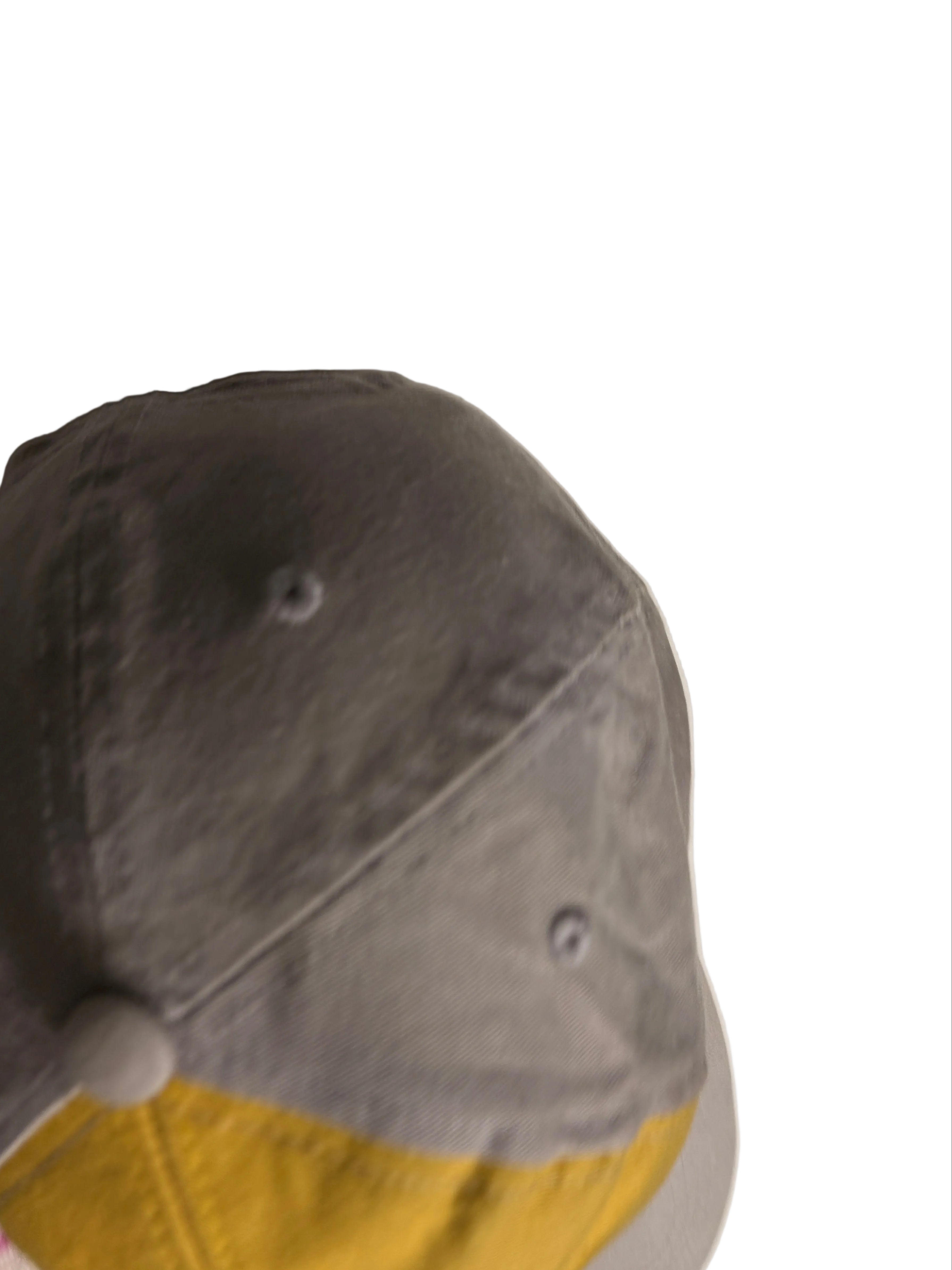 Yellow and Grey Two-Tone Baseball Cap SKU 7319