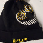 Smiler Black Graphic Beanie SKU 7320