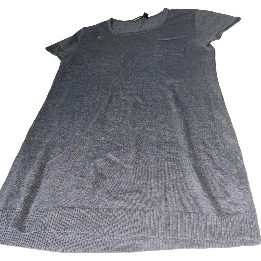 Esmara Womens Sweater Dress Gray  Scoop Neck Long Sleeve L 22 W 20