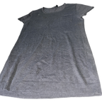 Esmara Womens Sweater Dress Gray  Scoop Neck Long Sleeve L 22 W 20
