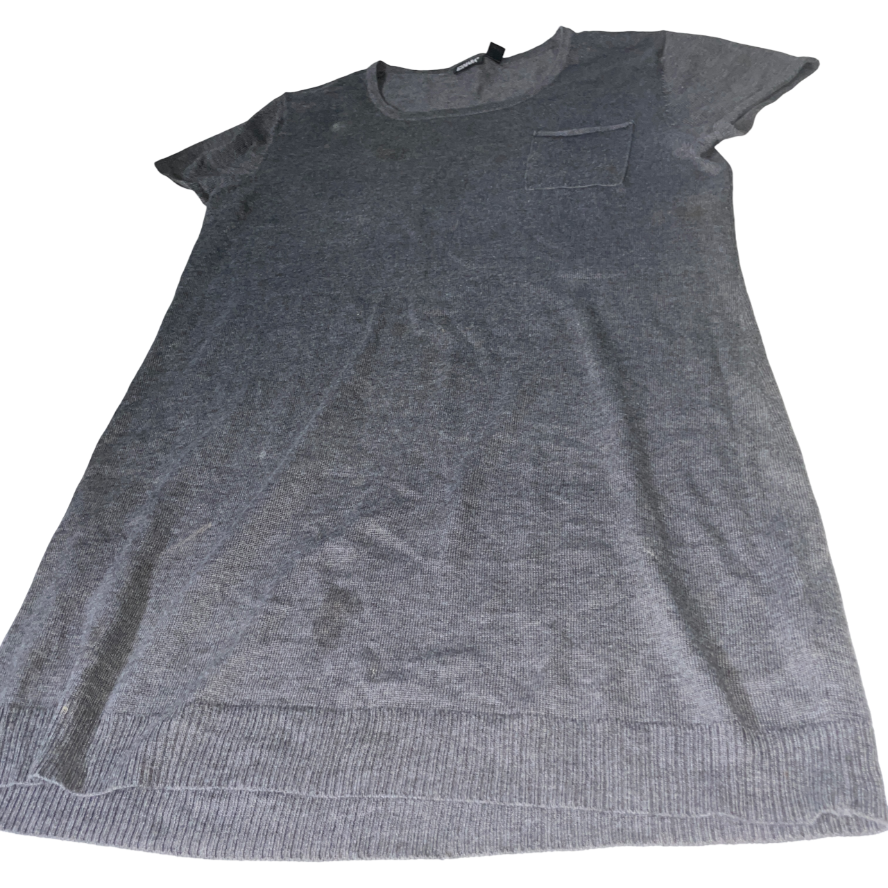 Esmara Womens Sweater Dress Gray  Scoop Neck Long Sleeve L 22 W 20