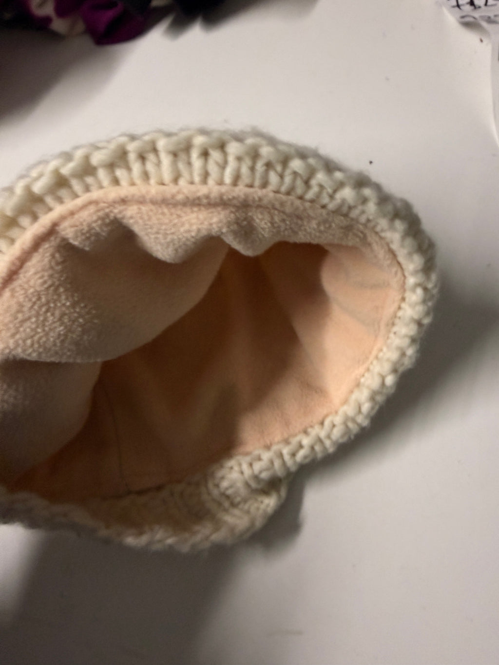 Ivory Cable Knit Beanie SKU 7323