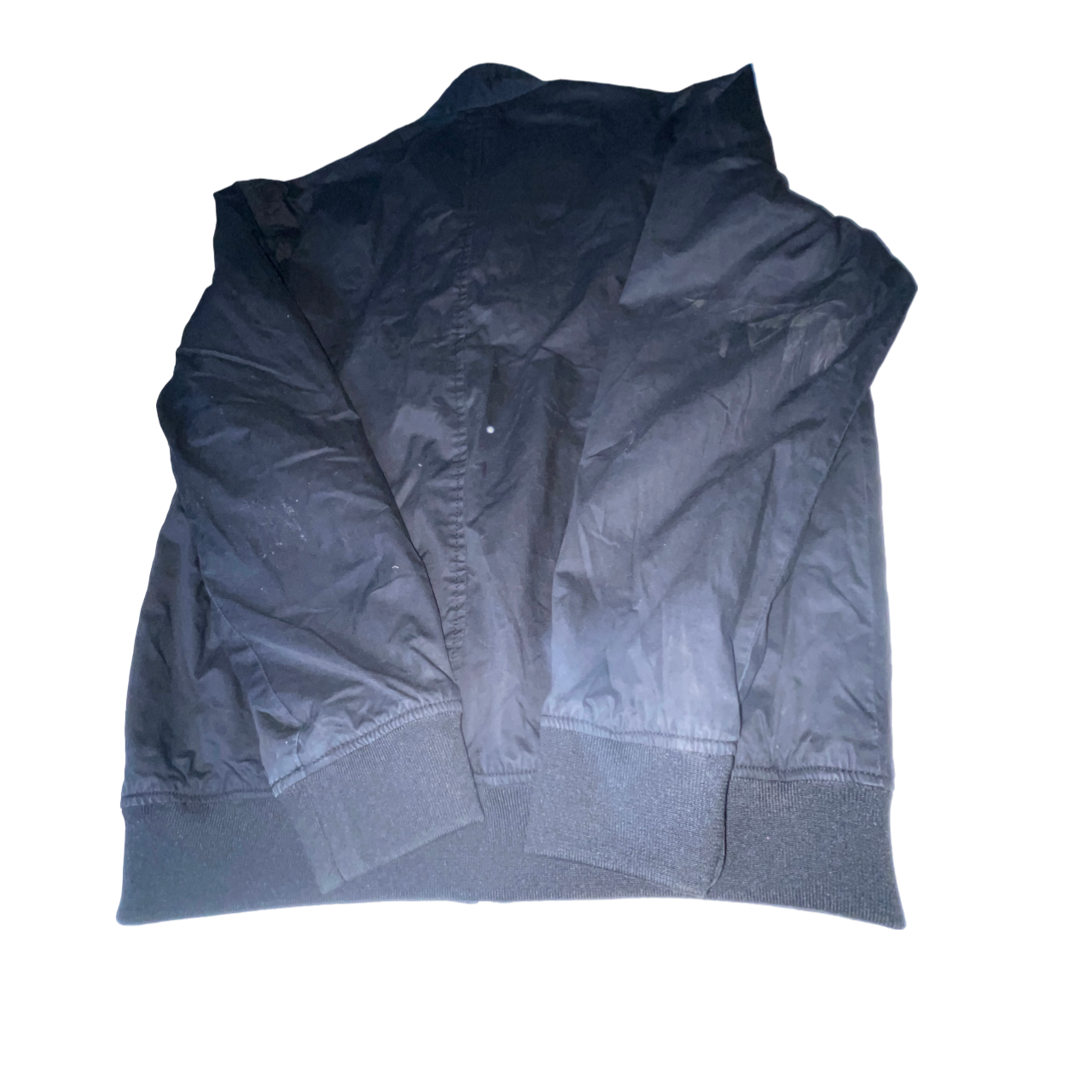 Vintage burton harrington bomber jacket men’s size large blue lined full zip l =30 w =20 sku 6152