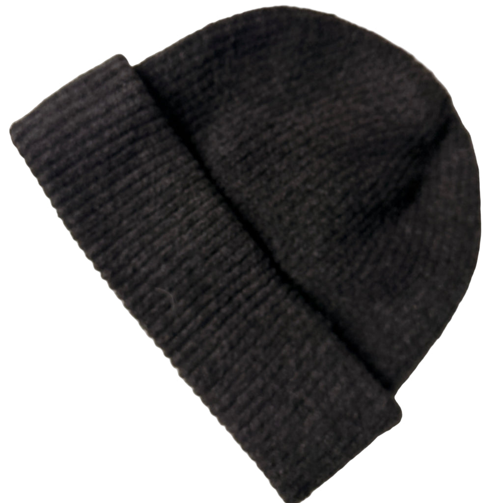 Black Knit Beanie SKU 7325