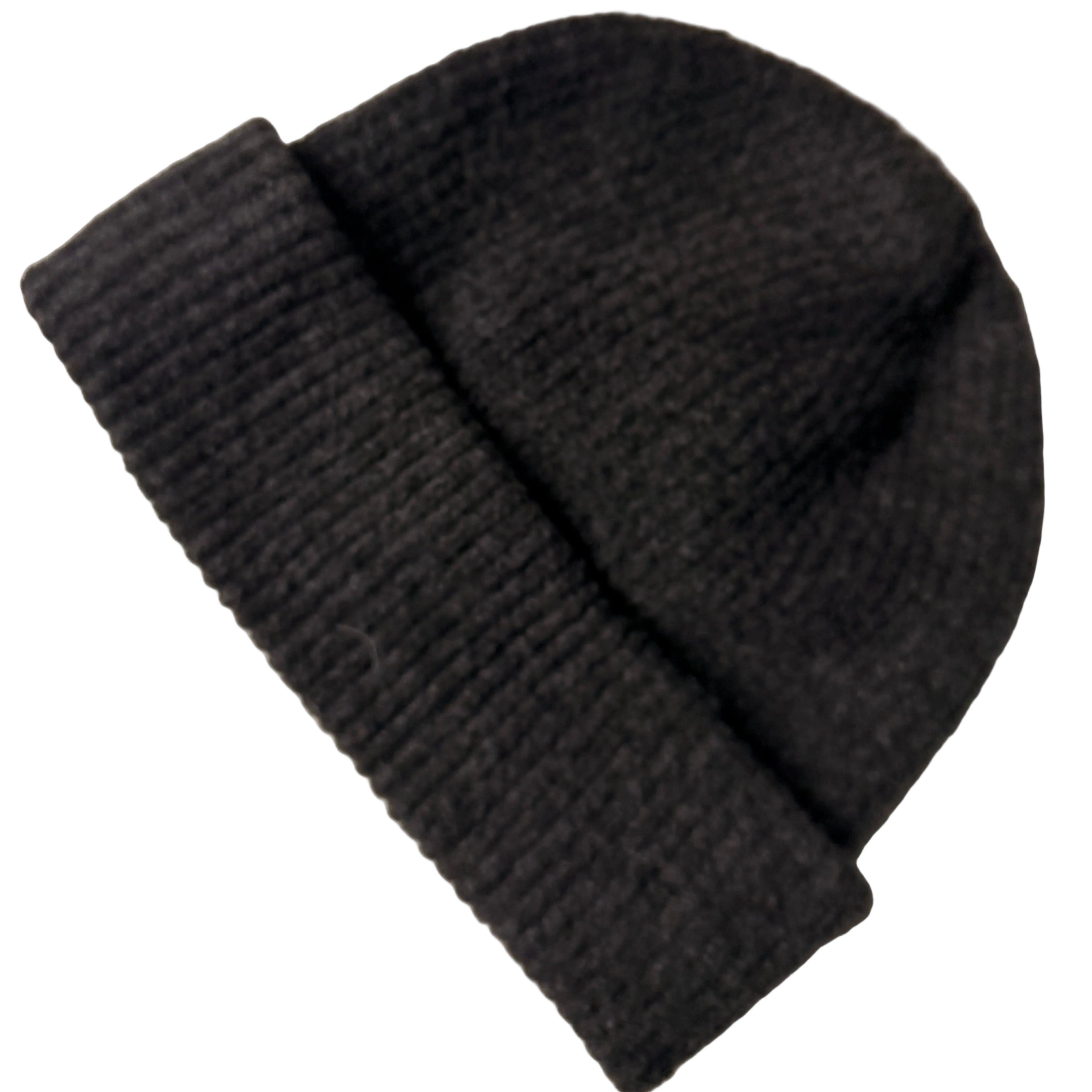 Black Knit Beanie SKU 7325