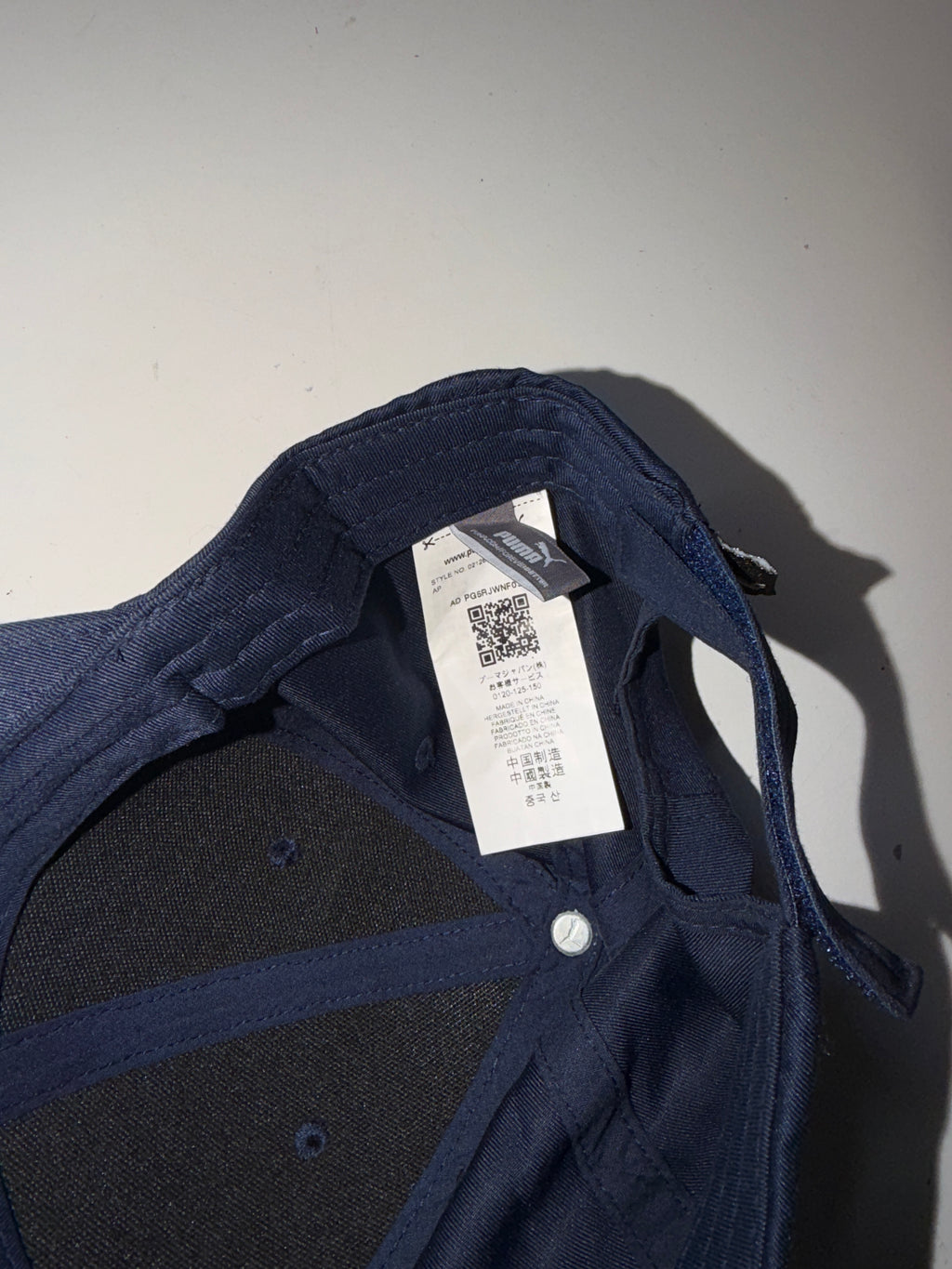 Navy Blue Puma Baseball Cap SKU 7331