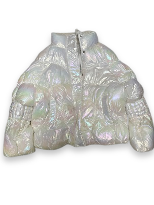 Rubynee Vintage y2k winter white puffer jacket