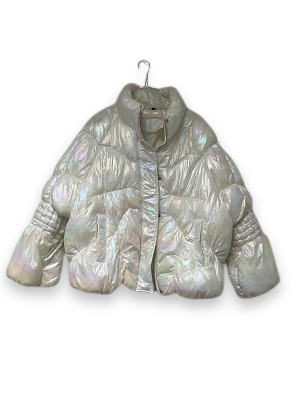 Rubynee Vintage y2k winter white puffer jacket