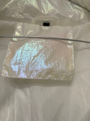 Rubynee Vintage y2k winter white puffer jacket