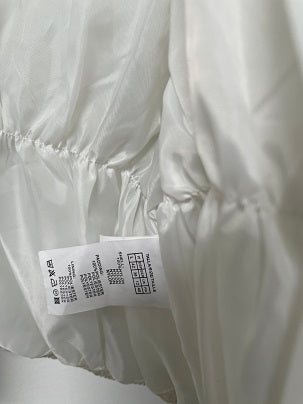 Rubynee Vintage y2k winter white puffer jacket