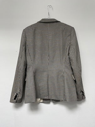 Rubynee Vintage y2k H and M Black and white Check Blazers