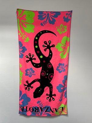 Rubynee Vintage y2k Lanzarote towel in Multi