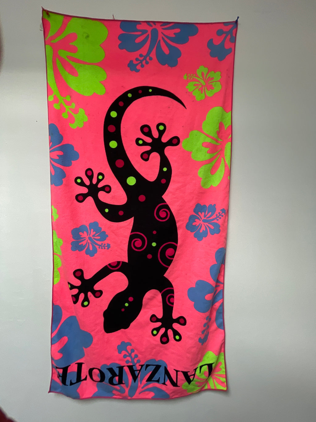 Rubynee Vintage y2k Lanzarote towel in Multi