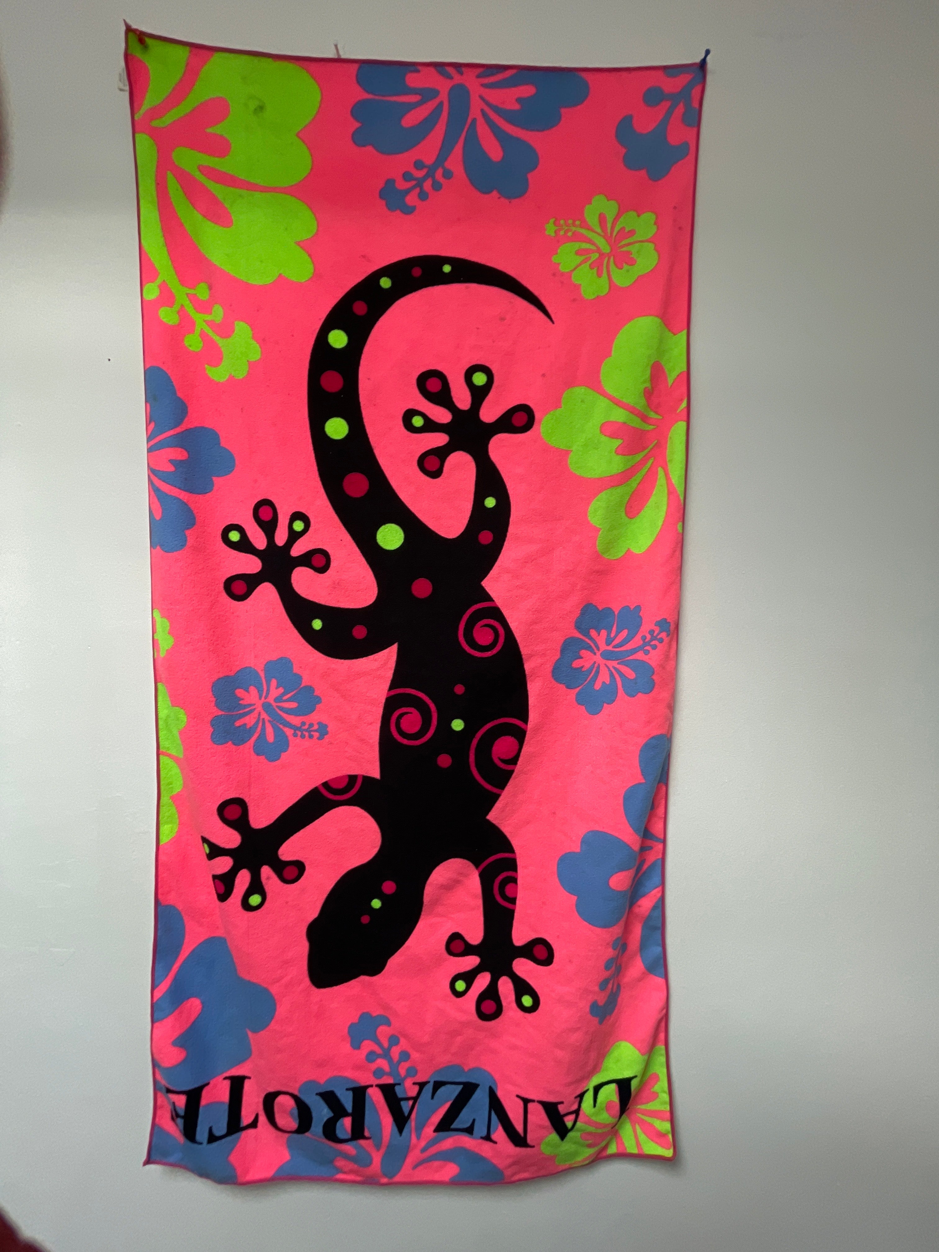 Rubynee Vintage y2k Lanzarote towel in Multi