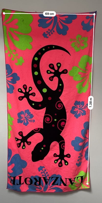 Rubynee Vintage y2k Lanzarote towel in Multi