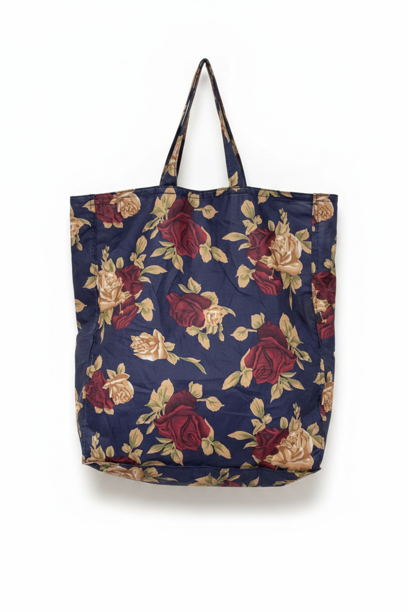 Vintage y2k Hibiscus flower pattern bag