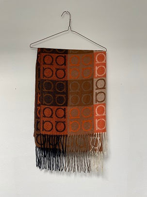 Rubynee Vintage y2k Asian pattern scarf in multi