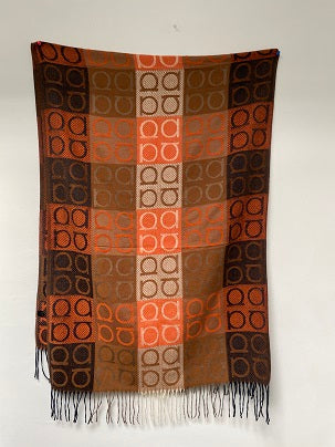 Rubynee Vintage y2k Asian pattern scarf in multi